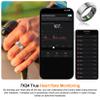 NEWTRENDS Smart Ring, Heart Rate/Sleep/Blood Oxygen Monitoring, Step Count, Wearable Fitness Tracker, APP Bluetooth Connected, IP68 Waterproof,Silver (Size 8) view 3