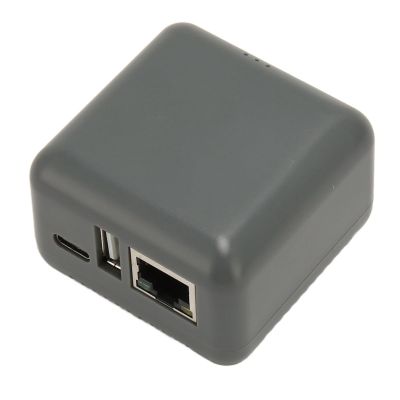 Network USB 2.0 Printer Server,LAN USB Print Server Adapter,Support Remote Printing RJ45 Network Computer Print Server for Home Office School