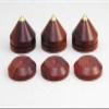 33mm Rosewood Speaker Spike Speaker Isolation Cone Stand Foot Base Pad view 1