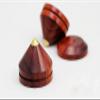 33mm Rosewood Speaker Spike Speaker Isolation Cone Stand Foot Base Pad view 2