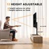 XINLEI Universal Swivel TV Stand Base Table Top TV Stand for 32-75 Inch TVs 60 Degree Swivel, 12 Height Adjustable Monitor Mount Stand, Max VESA 600x400mm,Holds up to 99lbs TS204 view 2