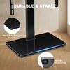 XINLEI Universal Swivel TV Stand Base Table Top TV Stand for 32-75 Inch TVs 60 Degree Swivel, 12 Height Adjustable Monitor Mount Stand, Max VESA 600x400mm,Holds up to 99lbs TS204 view 3