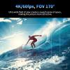 EVIOAUO Action Camera Underwater Camera Body Waterproof 68FT 4K 60FPS EIS 20MP Mini Cube Size 2.1" HD LCD Touch Screen 32G Memory Card Black view 4