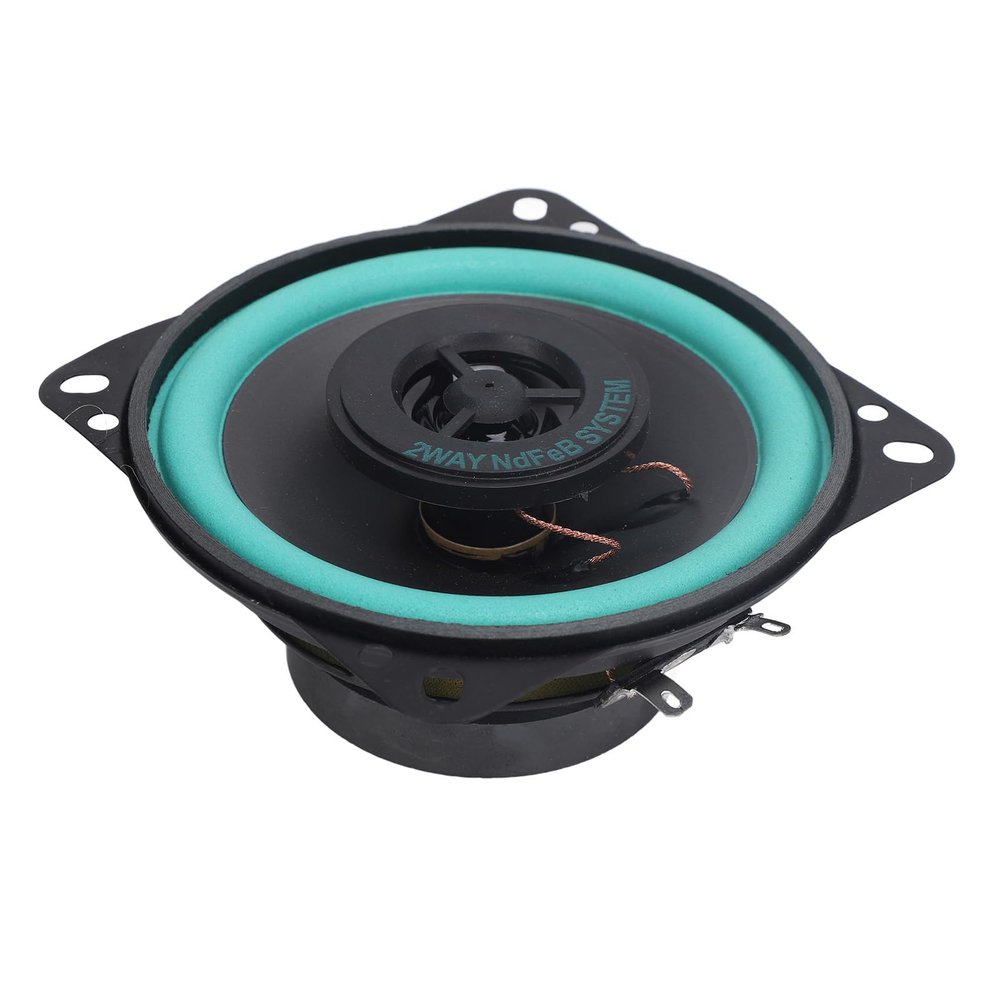 Akozon 2 Way Coaxial Speakers, Coaxial Car Stereo Speakers 4 Ohm Impedance 90DB Sensitivity Dome Tweeter (4 inch (SKU VO402))