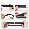 TUGEUNYU Hook and Loop Straps 1In Wide 16 Ft Long, Self-Adhesive Reusable Cable Straps-Adjustable Nylon Fasteners for Home Wires, Garage, Office, Outdoor, No Adhesive Black Organizer Straps(1In X16Ft) view 4