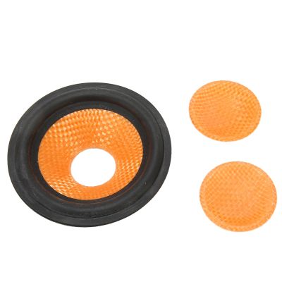Denash Subwoofer Speaker Cone Drum Paper, Rubber Surround Change Damping Paper Speaker Cone Drum Paper 0.6 Inches Depth for 3 Inches Loudspeaker, Denash9yv7nsgx8d