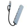 Type C Hub, Aluminium Alloy 7 Ports USB C Docking Station Plug and Play for Family Office view 1