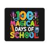 100 Days of School Mouse Pad Non-Slip Rubber Base 10x12 in Square Waterproof Mouse Pad for Laptop Office Desk Accessories Mouse Pad view 1