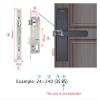 Smart Lock Biometric Door Lock Fingerprint Application IC Card Keyless Code Electronic Door Lock Home Smart Digital Door Lock Black (Color : 4085) (4585) view 4