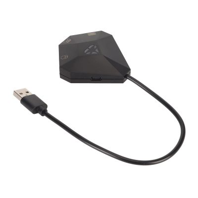 Denash Keyboard Adapter, Reset Portable Customized Mapping Plug and Play Stable Cable Connection Game Controller Adapter for Game Console
