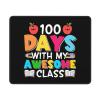 100 Days with My Awesome Class Mouse Pad Non-Slip Rubber Base 10x12 in Square Waterproof Mouse Pad for Laptop Office Desk Accessories Mouse Pad view 1