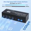 8K DP KVM Switch 2 PC 2 Monitor, Dual Monitor KVM with 4 DP and 2 USB Cables, 4K@120Hz 8K@60Hz Displayport 1.4 and USB 3.0 view 3
