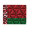 Flag of Belarus with Polygon Effect Mouse Pad Non-Slip Rubber Base 10x12 in Square Waterproof Mouse Pad for Laptop Office Desk Accessories Mouse Pad view 1