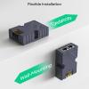 GigE PoE Injector 150W with Surging & ESD Protector, PoE Injector + Dishy Cable to RJ45 Adapter + 12 to 56V 168W DC Step Up Converter view 2