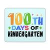 100th Days of Kindergarten Mouse Pad Non-Slip Rubber Base 10x12 in Square Waterproof Mouse Pad for Laptop Office Desk Accessories Mouse Pad view 1