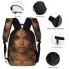 JEKYQ Backpack for Men Women Laptop Backpack Jasmine Art Style Casual Daypack Laptop Bag for Travel view 4