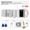 Smart Lock YiToo WiFi Fingerprint Door Lock Stainless Steel IP65 Household Waterproof Lock Remote Control Card to Open The Lock USB Baery (Color : I Remote) (I with Tuya) view 2