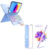 FUWANG Touch Keyboard Case for iPad 10th Generation (10.9", 2022) Bundle with Stylus Pen for iPad 9th&10th Generation - 4X Fast Charge Pencil view 1