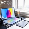 FUWANG Touch Keyboard Case for iPad 10th Generation (10.9", 2022) Bundle with Stylus Pen for iPad 9th&10th Generation - 4X Fast Charge Pencil view 3