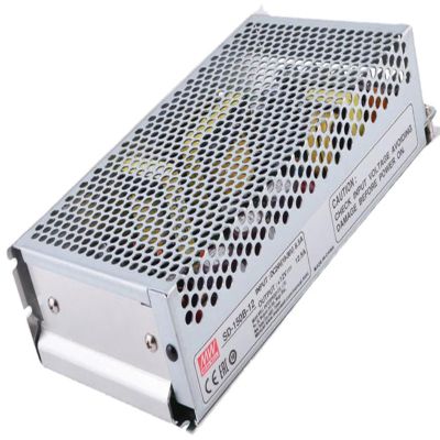 Mean Well MW 150W Single Output DC-DC Converter Bench Computer Ham Radio Power Supply 12V 12.5A (SD-150B-12 12V/12.5A/150W/Power Supply)