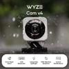 WYZE Cam v4 (Latest Model), 2.5K AI Security Camera, Indoor/Outdoor Cameras for Home Security, Baby Monitor & Pet Camera, Vibrant Color Night Vision, No Subscription Required, Free Expert Help view 2