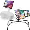 AboveTEK Tablet Pillow Stand, iPad Pillow Holder for Lap with Soft Bean Bag Bundle with iPad Holder for Bed Compatible w/ 4.7"-15.6" Tablets/iPads/Kindles view 1