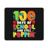 100 Days of School and Still Poppin Mouse Pad Non-Slip Rubber Base 10x12 in Square Waterproof Mouse Pad for Laptop Office Desk Accessories Mouse Pad view 1