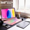 FUWANG Touch Keyboard Case for iPad 10th Generation (10.9", 2022) Bundle with Stylus Pen for iPad 9th&10th Generation - 4X Fast Charge Pencil view 4