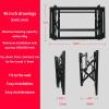 JFUDJKLI Wall-Mounted Cantilever Bracket Hydraulic TV Stable Wall 86 Bracket Reinforcement Telescopic TV 45 49 55 65 75 86 TV inch Hanging(75-inch) view 2