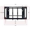 JFUDJKLI Wall-Mounted Cantilever Bracket Hydraulic TV Stable Wall 86 Bracket Reinforcement Telescopic TV 45 49 55 65 75 86 TV inch Hanging(75-inch) view 3