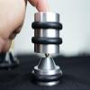 4X 43mm Aluminium Speaker Spike+Pad Base Amplifier Isolation Stand Feet #Silver view 1