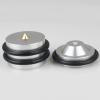 4X 43mm Aluminium Speaker Spike+Pad Base Amplifier Isolation Stand Feet #Silver view 2