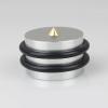 4X 43mm Aluminium Speaker Spike+Pad Base Amplifier Isolation Stand Feet #Silver view 3