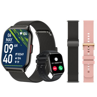 ZOSKVEE Smart Watch with 4 Bands, 2.0" Fitness Tracker Watch(Dial/Answer Calls) with Heart Rate/Blood Pressure/Blood Oxygen Monitor for Android iOS