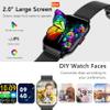ZOSKVEE Smart Watch with 4 Bands, 2.0" Fitness Tracker Watch(Dial/Answer Calls) with Heart Rate/Blood Pressure/Blood Oxygen Monitor for Android iOS view 2