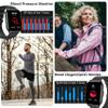 ZOSKVEE Smart Watch with 4 Bands, 2.0" Fitness Tracker Watch(Dial/Answer Calls) with Heart Rate/Blood Pressure/Blood Oxygen Monitor for Android iOS view 4
