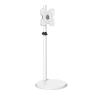 AVXANKTG 24"-43" TV Cart White Monitor Screen Floor Stand Lift Wheels Swivel Stand LED LCD Display Low Height(SC50200-W-Wheel) view 1