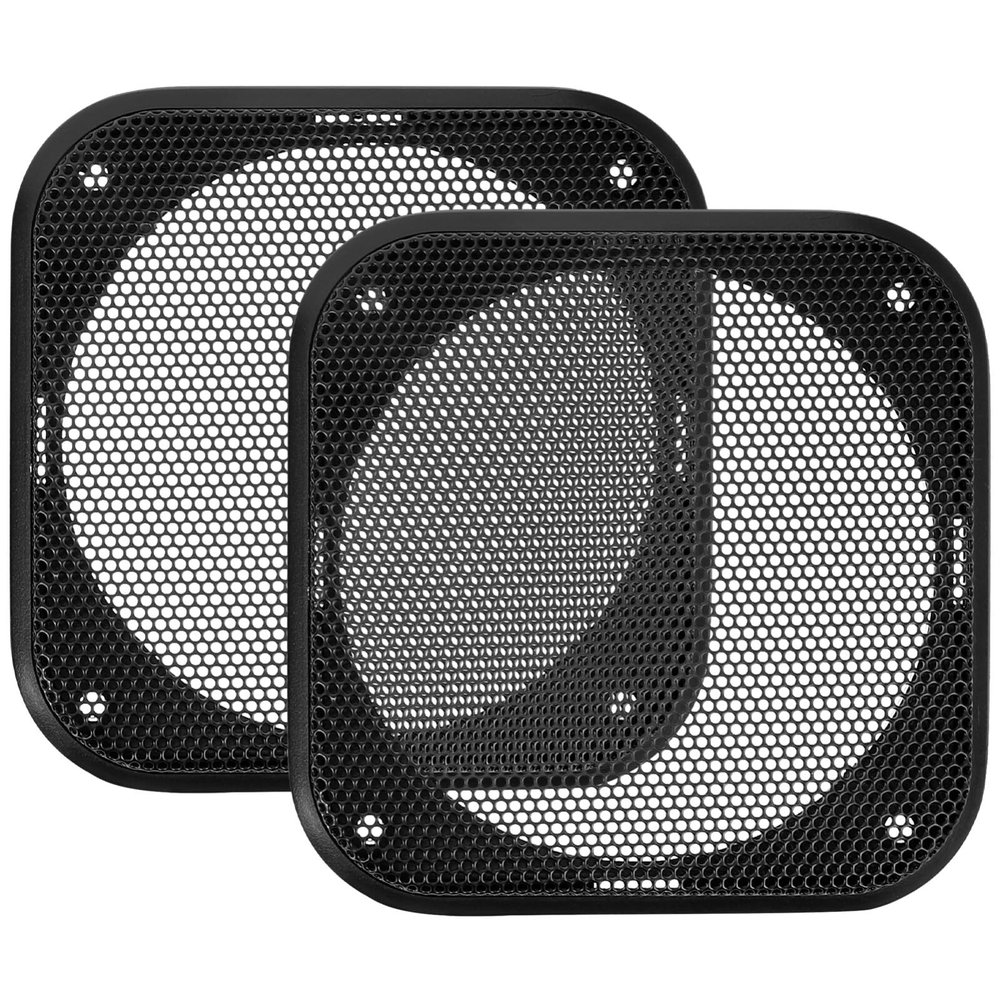ULTECHNOVO 2pcs Car Speaker Grill Cover Waffle Mesh Protector for Vehicle Durable Speaker Guard for Enhanced Car Interior Style