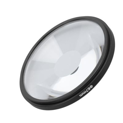 62mm Camera Lens Filter, HD Optical Glass Anamorphic Special Effects Lens Filter Aluminum Alloy Frame, Spiral Halo Special Effects Filter Photography Camera Lens Accessories