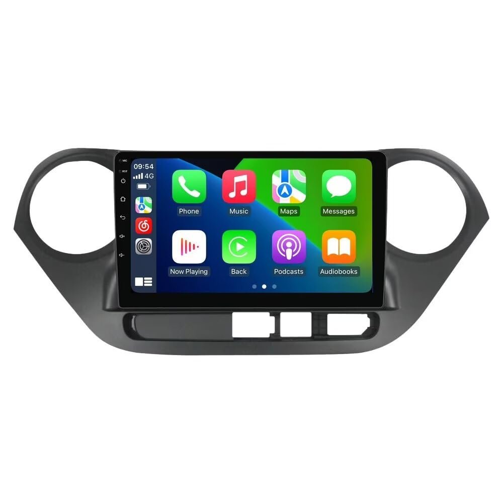 8+256GB 8Core Radio for Hyundai Grand I10 2013 2014 2015 2016 Stereo Dash Kit Car GPS Navigation,10" IPS Touch Screen Head Unit with Car-Play & Android Auto/SWC/DSP/Rear View