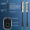 Swiitech Bluetooth Transmitter Receiver for TV, 2-in-1 Bluetooth 5.3 Adapter for Airplane, Gym Equipment, Cars, for up to Two Wireless Headphones, Cell Phones. view 2