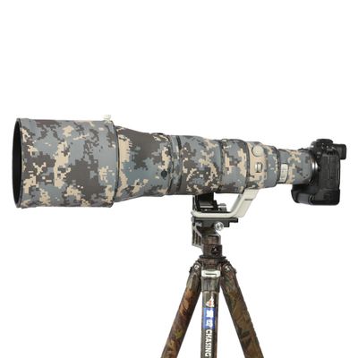 CHASING BIRDS Lens Camouflage Waterproof Coat for Canon RF 600mm F4 L is USM Rainproof Lens Protective Cover Version IV (Digital Camouflage, with Extender RF 1.4X)