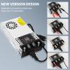 NUOWEIDE Adjustable 0-48V Power Supply 12.5A 600W, 110V AC to DC 0-48V Buck Converter 0-12.5A 600W Power Supply with LCD Display Adjustable Voltage Current 110V/220V AC to 48V DC Converter view 3