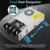 NUOWEIDE Adjustable 0-48V Power Supply 12.5A 600W, 110V AC to DC 0-48V Buck Converter 0-12.5A 600W Power Supply with LCD Display Adjustable Voltage Current 110V/220V AC to 48V DC Converter view 4