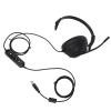 Monaural Business Headset, Volume Adjustment Black USB Headset Plug and Play Microphone Mute Flexible for Call Center for PCs for Home view 1