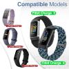 Acortjl Braided Solo Loop Bands Compatible with Fitbit Charge 6/Charge 5, Adjustable Stretchy Nylon Woven Replacement Wristbands for Fitbit Charge 6/Charge 5 for Women Men view 2