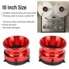 Denash NAB Hub Adapters, Loading Device Aluminum Alloy Lockable Strong Structure Red 1 Pair 10 Inch Opener for Reel to Reel Tape Recorder, Denashq42aigt8vy view 4