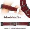 Acortjl Braided Solo Loop Bands Compatible with Fitbit Charge 6/Charge 5, Adjustable Stretchy Nylon Woven Replacement Wristbands for Fitbit Charge 6/Charge 5 for Women Men view 4