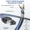Starlinnk Gen 3 Cable, 32FT/10M Starlinnk Extension Cable for Starlinnks Internet Satellite Kit view 4