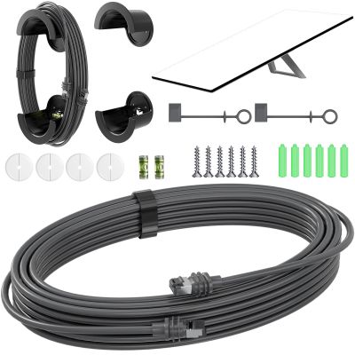 LuxiSync Starlinnk Gen 3 Cable, 150FT/46M Starlinnk V3 Standard Replacement Cable forStarlinnk Rectangular Satellite Starlinnk Cable Extension forStarlinnk Internet Kit Satellite -Waterproof
